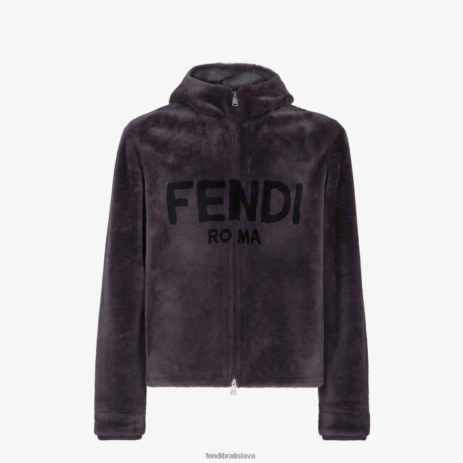 odev Fendi shearling bunda sivá muži 8NT4Z82114