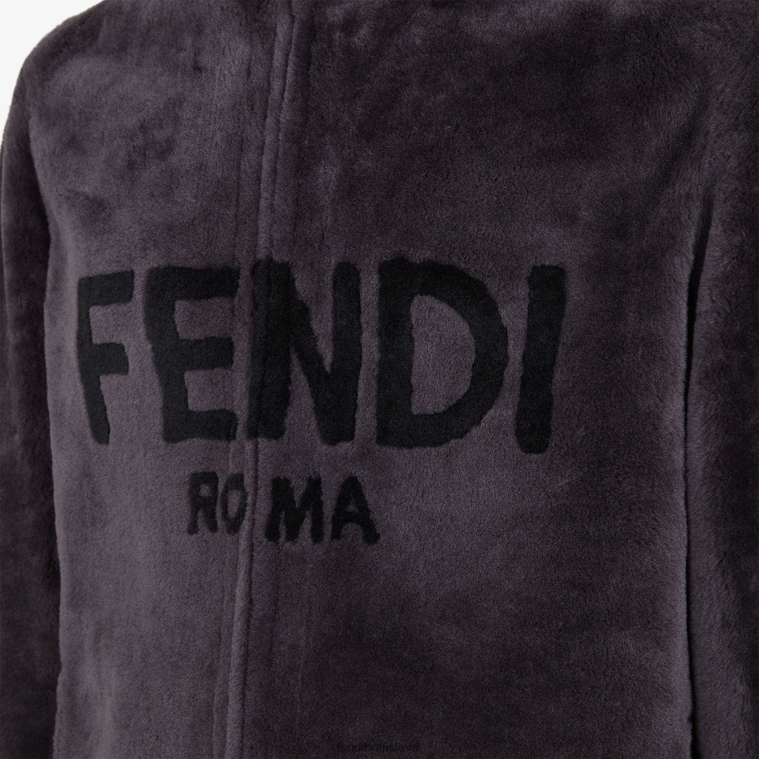 odev Fendi shearling bunda sivá muži 8NT4Z82114