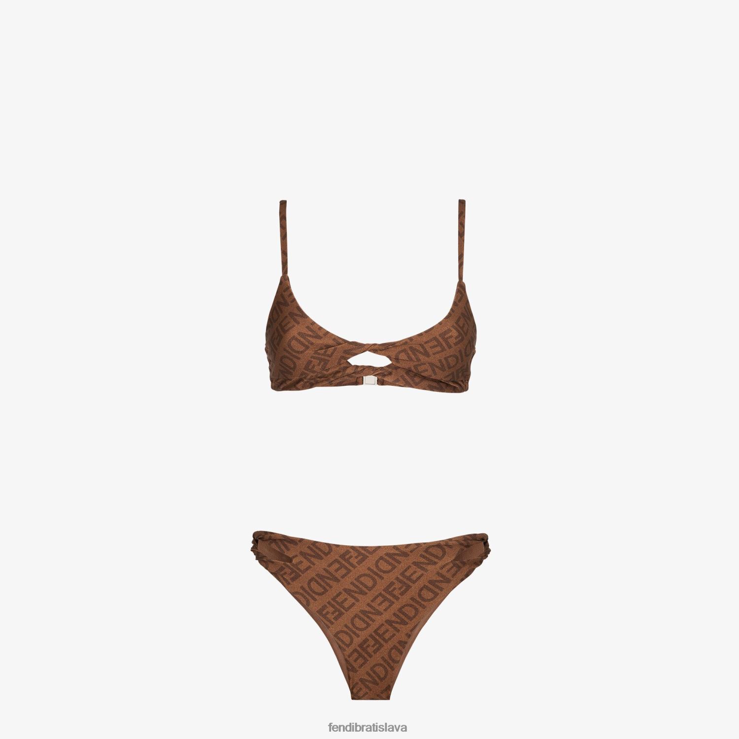 odev Fendi lycrové bikiny hnedá ženy 8NT4Z81057