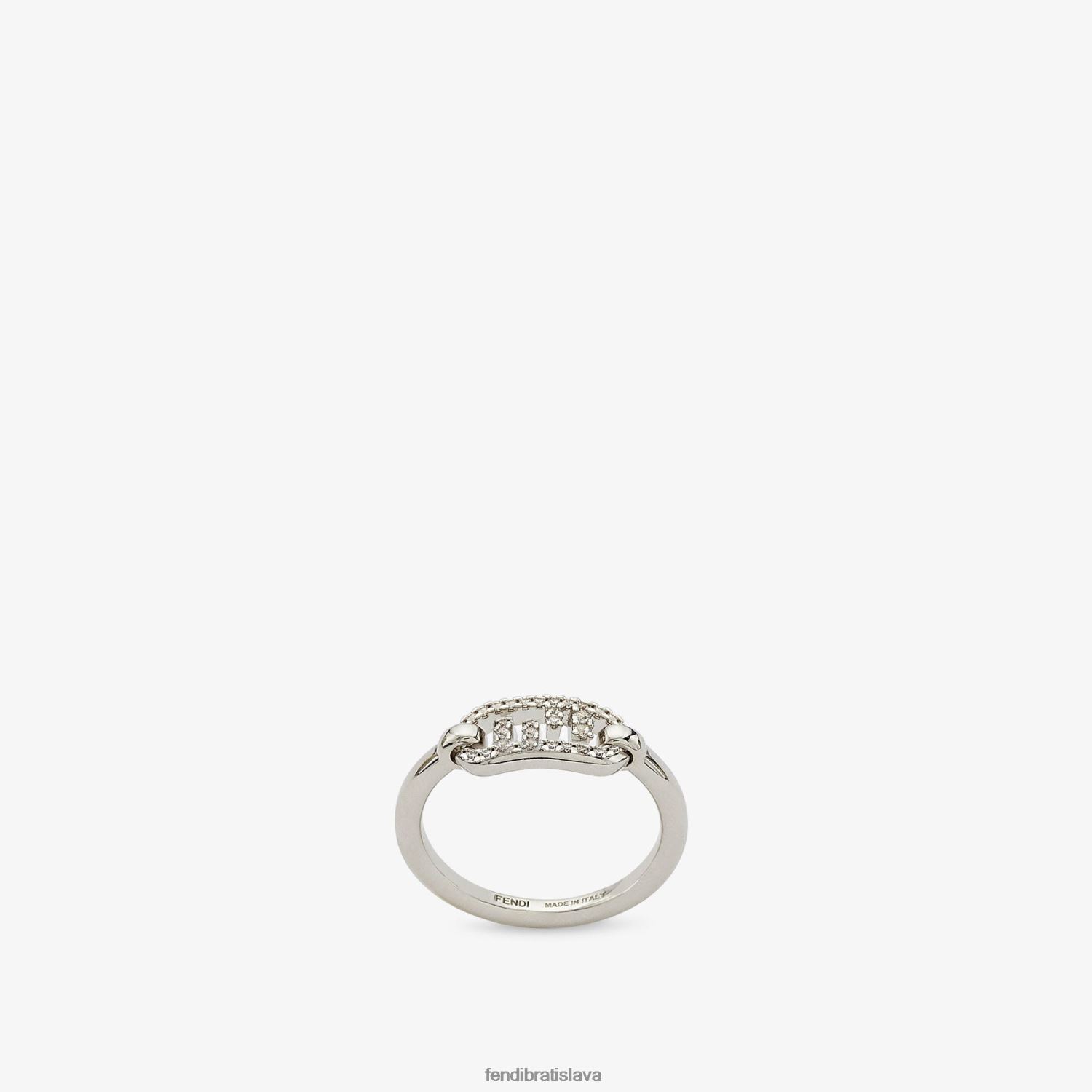 šperky Fendi o'lock ring ring striebro ženy 8NT4Z81657